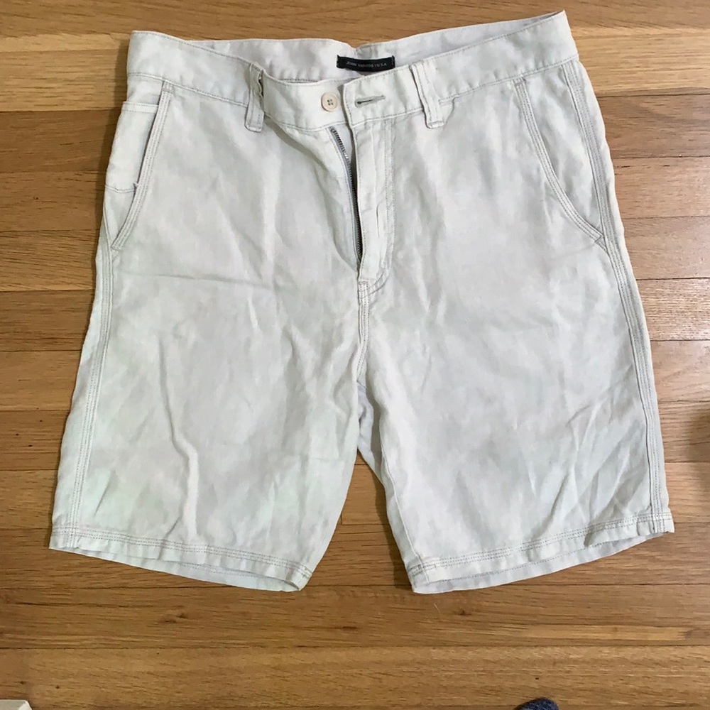 JOHN VARVATOS men’s linen shorts size 31
